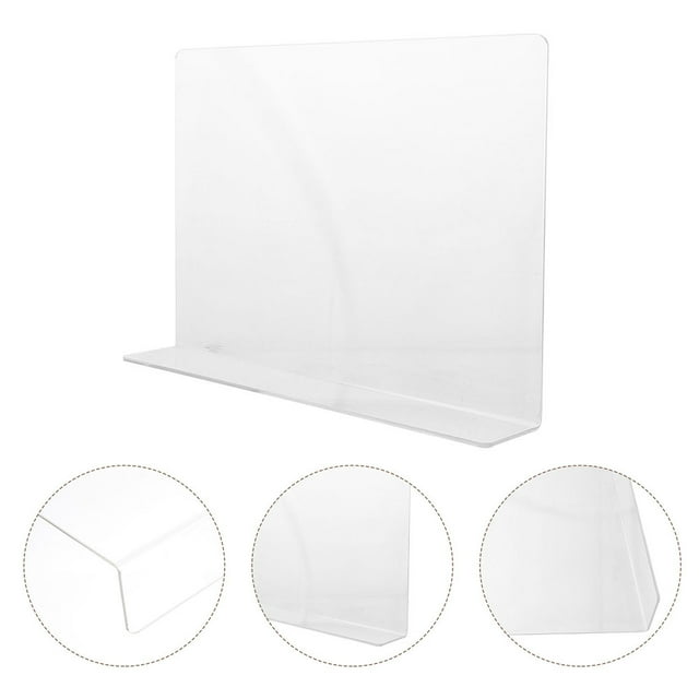 AURARMLET Sink Anti-splashing Retaining Plates挡板 Acrylic Rectangular Prevent Water Splashing for Households 1Pcs