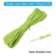 thumbnail image 3 of Cuerda de paracord reflectante de 20 pies para camping Uxcell de 3 mm de nylon, color verde claro, 2 piezas, 3 of 6