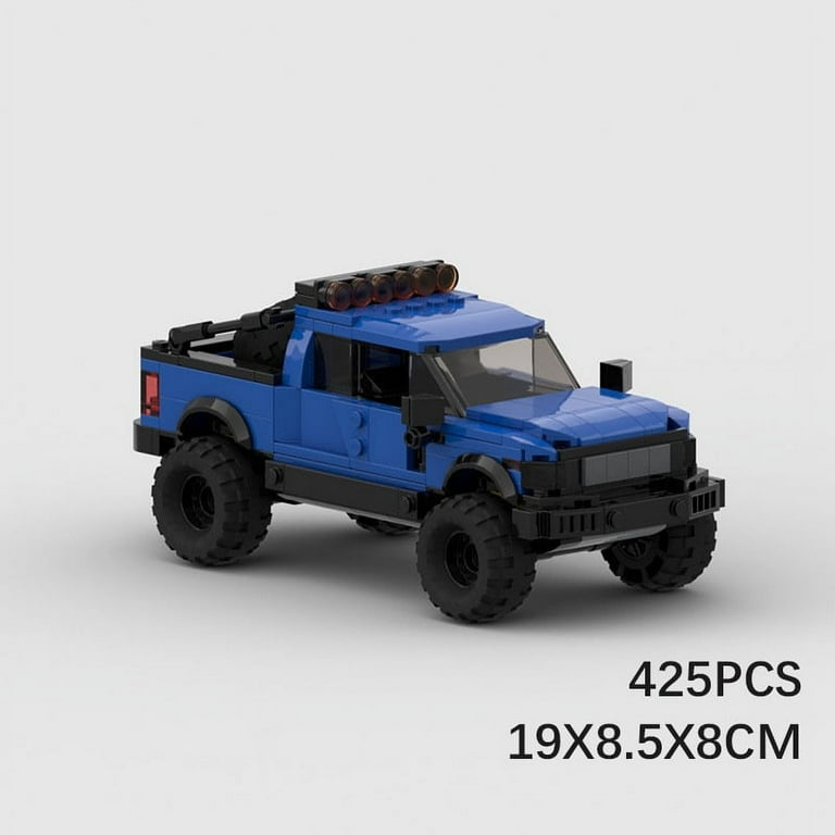 NEWCE MOC blocks compatible with Lego 8 car racing speed series Ford Raptor F150 puzzle assembly blocks Walmart