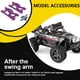 thumbnail image 2 of Tholdsy 2 piezas de coches de control remoto, brazo oscilante de coche trasero, juego de herramientas de brazos de suspensión RC Multicolor para 1/14 Kits de construcción modelo Violeta Tholdsy FN001434-07, 2 of 6