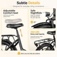 thumbnail image 4 of Soonaway F29 Electric Bike for Adults, 750W Rated, 20 mph, 48V10.4A Removable Battery, 26" E-Mountain Bike, 7-Speed, Class 2 UL2849, 4 of 9