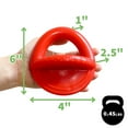 thumbnail image 2 of Alpha Animal Pacifier Heavy Duty Tug-Of-War Dog Chew Toy Made for Aggressive Chewers - Red, 2 of 3