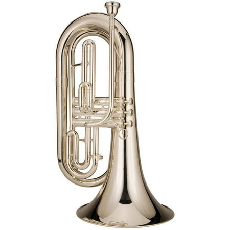 Ravel Marching Baritone Horn, Silver-Plated, RMB202S