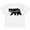 AA-White, variant on Inktastic Montana Black Bear Silhouette Boys or Girls Toddler T-Shirt