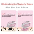 thumbnail image 5 of Nogroa Electric Razors for Women, 7D IPX6 Waterproof Cordless Body Electric Head Shaver, 5 in 1 Pink Bikini Trimmer Hair Epilator for Legs Body Face, 5 of 11