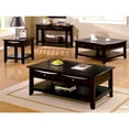 thumbnail image 3 of Furniture of America Bonner Transitional Wood 2-Drawer Console Table in Espresso, 3 of 7