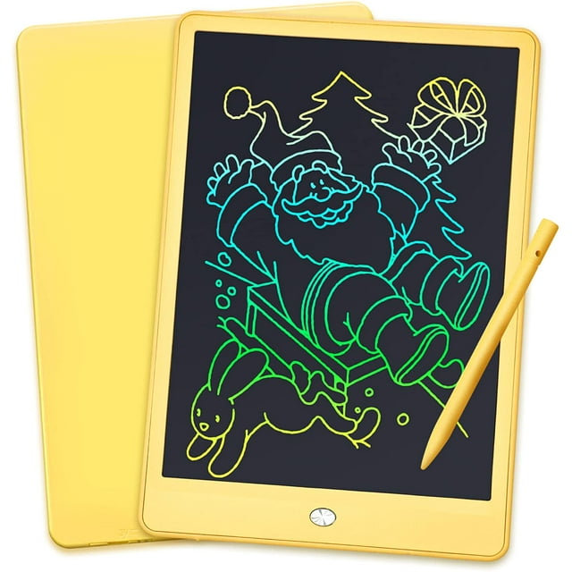 JHIJHOO Tablette d'Écriture LCD 10 Pouces Écran Coloré Sensible à la Pression pour Dessin