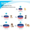 thumbnail image 4 of Foldable Dog Swimming Pool, Large Dog Pool Summer Pet Bathing Tub for Backyard Collapsible Bath Pool,Red, 4 of 6