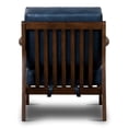thumbnail image 5 of Poly and Bark Poly & Bark Verity Leather Lounge Chair - Full Grain Genuine Italian Leather Midnight Blue, 5 of 5