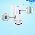 thumbnail image 3 of Toilette Bottom Inlet Fill Valve Connected Double Push Button Dual Flush 21cm-, 3 of 5