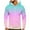 Pink#1, variant on GERsome Men's Hooded Sweatshirt Long Sleeve Gradient Print Hoodie Pullover Drawstring Sweatshirts S-5XL