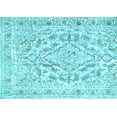 thumbnail image 1 of Ahgly Company Indoor Rectangle Persian Light Blue Traditional Area Rugs, 8' x 10', 1 of 4