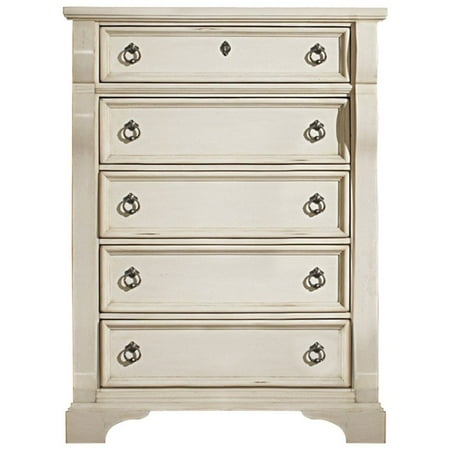 Heirloom Antique White 5 Drawer Chest Walmart Com
