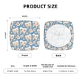 thumbnail image 5 of Honeii Funny Cute Healthy Teeth Print Square Cushion Cover with Elastic Band & Ties,Sofa Cushion Covers,Furniture Protector for Living Room,Washable Sofa Seat Slipcover-Six Piece, 5 of 7