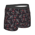 thumbnail image 4 of Haiem Black Roosters Men's Boxer Briefs, Every Day Comfort Stretch Cotton Moisture-Wicking Underwear-Small, 4 of 8