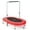 Red, variant on Costway Trampoline Double Mini Kids Fitness Rebounder with Adjustable Handle, Red, 60.00" x 40.00" x 50.50"