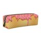 thumbnail image 1 of Balery Pink Ice Cream Estuche de Lápices de Cuero Impreso, Estuche para Suministros de Arte, Estuche de Lápices con Cremallera, Estuche de Almacenamiento de Papelería, 1 of 7