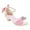Pink, variant on PEASKJP Dress Shoes for Girls Girls Dress Shoes Closed Toe High Heels Ankle Strap Wedding Party Pump Shoes,Blue 11.5-12 Years