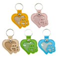 thumbnail image 5 of Pet Hair Storage Keychain Leather Memorial Handbag Pendant Portable Gift Hair Charm Shape Heart Keychain Paw, 5 of 10