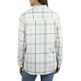 thumbnail image 3 of Jachs Girlfriend Women's Super Soft Feel Flannel Shirt (White,3X), 3 of 6