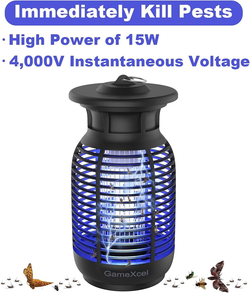 Bug Zapper Outdoor Electric, Mosquito Zapper, Fly Traps, Fly Zapper, Mosquito Killer, ABS Plastic Outer