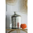 thumbnail image 6 of A&B Home Antiqued Silver Glass Vase with Black Specks 9.8" x 9.8" x 13.8", 6 of 9