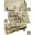 thumbnail image 4 of Matchstick Men's Cotton Cargo Shorts Loose Utility Outdoor Shorts with Multi Pockets, Sizes S-6XL, 4 of 7