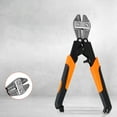 thumbnail image 2 of THHEIC Mini Bolt Cutter 8-inch, Spring Loaded Heavy Duty Wire and Cable Cutter with Anti-slip Handle, Small Bolt Snips Clippers for DIY and Repair, 2 of 8