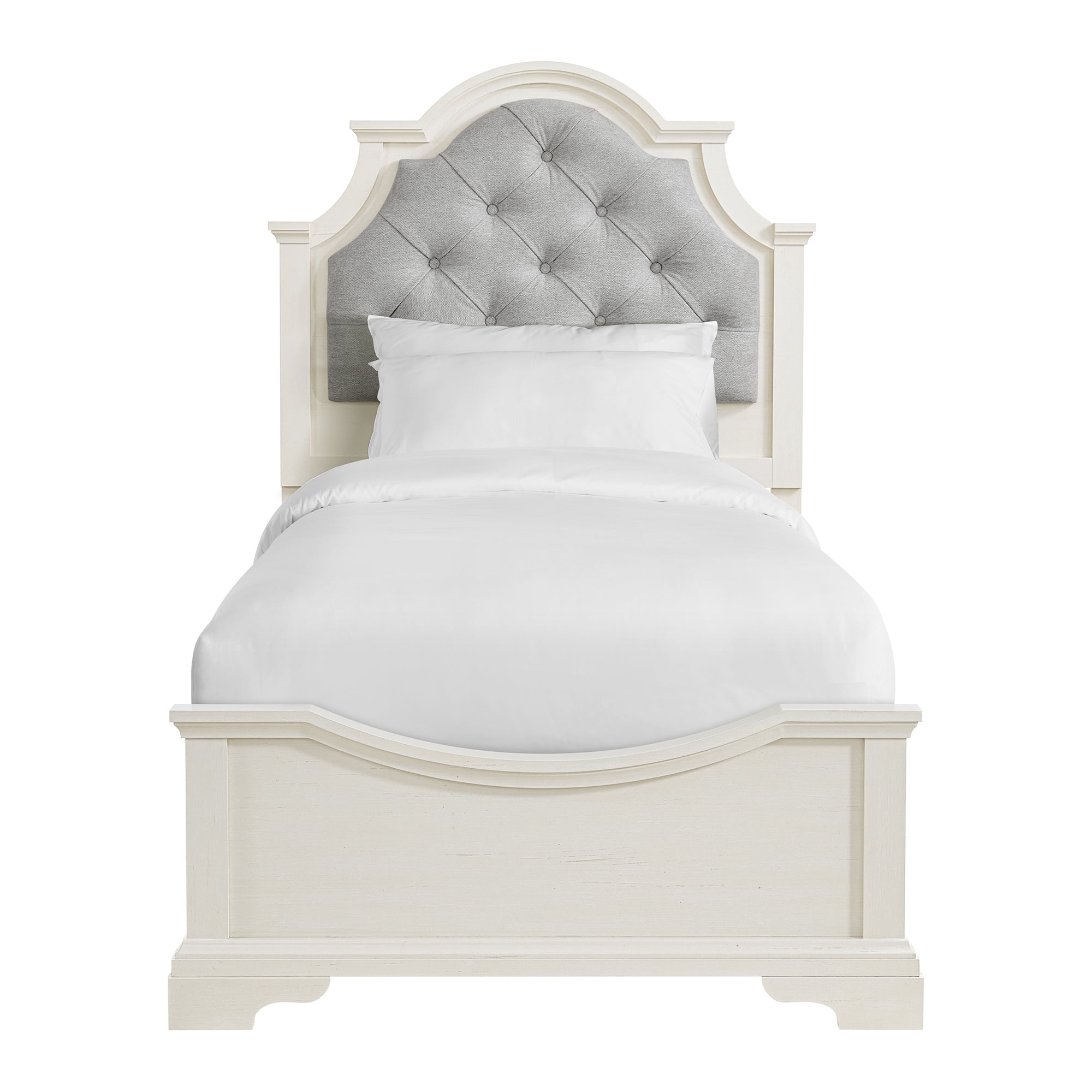 Picket House Furnishings Ulysses Youth Twin UPH Bed in White