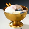 thumbnail image 6 of 300ML Ice Cream Bowl with Fork Stainless Steel Dessert Bowl Metal Salad Cup for DIY Fruit Yogurt Condiments Snacks Candy, 6 of 7