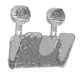 thumbnail image 5 of Organizador de tapas de ollas, soporte simple para tapas de sartenes para puerta de armario de cocina de pared Gris claro, 5 of 9