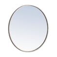 thumbnail image 5 of Metal frame Round Mirror 24 inch Silver finish, 5 of 5