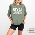 thumbnail image 3 of NTKHub Gym and Jesus T-Shirt – Faith-Based Workout Graphic Tee, Religious Fitness Shirt for Men and Women, Christian Gym Gift Idea Full Size S-4XL, 3 of 7