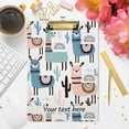 thumbnail image 7 of FMSHPON Cute Llama Clipboard Hardboard Wood Nursing Clip Board and Pull for Standard A4 Letter 13x9 inches, 7 of 7