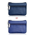 thumbnail image 4 of ✪ Soft Men Women Card Coin Key Holder Zip Genuine Leather Wallet Pouch Bag Purse, 4 of 17