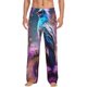 thumbnail image 1 of Fotbe Beautiful Flower Blue Bird Pantalones de Pijama para Hombre, Pantalones de Dormir, Pantalones de Casa con Cintura Ajustable y Bolsillos-Medium, 1 of 6