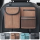 thumbnail image 1 of Bolsa de Almacenamiento para El Respaldo Del Asiento Del Coche, Organizador Colgante Multifunción, Cuero Resistente, Diseño Espacioso de Cuatro Capas, Organizador Interior, Ganchos Duraderos, Color C, 1 of 7