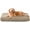 Beige, variant on XL Dog Bed, Flat Pet Beds with Removable Washable Cover, Pet Mat Cute Dog Crate Bed Thick Shredded Chopped Crate Foam & Anti Slip Bottom for Indoor