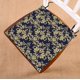 thumbnail image 1 of Cojín de Silla ABPHQTO Floral Barroco Damasco Dorado Negro Azul 40x40 cm, 1 of 1