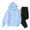 Light Blue(New), variant on PNTUTB Mens Tracksuits 2 Piece Sweatsuit Sets Solid Color Long Sleeve Hoodies Pants Athletic Pullover Outfits