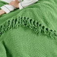 thumbnail image 6 of Home Soft Things Reversible Tweed Throw Blanket, Super Soft & Cozy - Green Eyes, 50x60", 6 of 8