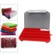 thumbnail image 5 of Caja organizadora de aparejos portátil Sunnimix con divisores extraíbles rojo, 5 of 8
