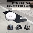 thumbnail image 2 of VEVOR Cuttable Threshold Ramp Rubber Wheelchair Ramp Solid 1.6" Rise 35.4" Wide, 2 of 9