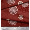thumbnail image 2 of Soimoi Cotton Cambric Fabric Mandala Ethnic Print Fabric by The Yard 56 Inch Wide, 2 of 3