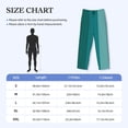 thumbnail image 2 of Cauagu Teal Color Mens Pajama Pants Sleep & Lounge Pants,PJ Bottoms with Pockets-XX-Large, 2 of 7