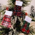 thumbnail image 3 of Christmas Tableware Holders Plaid Snowflake Knife Fork Bags Covers for Xmas Party Decorations Dinner Table Decor Ornaments, 3 of 5