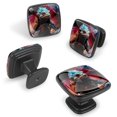 thumbnail image 2 of 4 Pcs Cabinet Handle Drawer Pulls Chameleon Knobs with Screws Square Furniture Office Cabinet Knob Decoration, 2 of 7