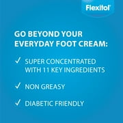 Flexitol Heel Balm Moisturizing & Exfoliating Foot Cream 4 oz Pack of 2