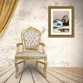 thumbnail image 3 of Urban Road 15x18 Gold Ornate Wood Framed with Double Matting Museum Art Print Titled - Sunset Drive, 3 of 4