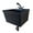 Black, variant on Tehila Wall Mounted Gray Utility Sink with Stainless Finish Pull-out Faucet